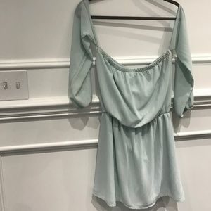 tobi off the shoulder dress